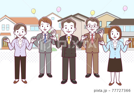 会社で働く人々 会社で働く人々 77727366