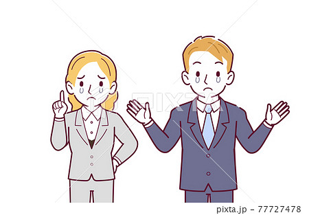 金髪の外国人ビジネスマン2人 77727478