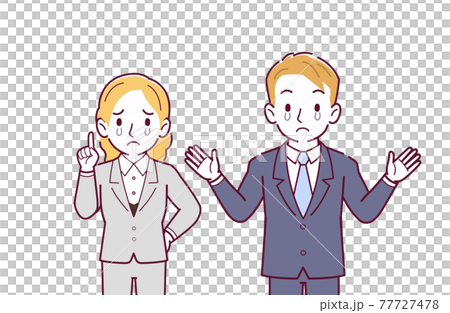 金髪の外国人ビジネスマン2人 77727478