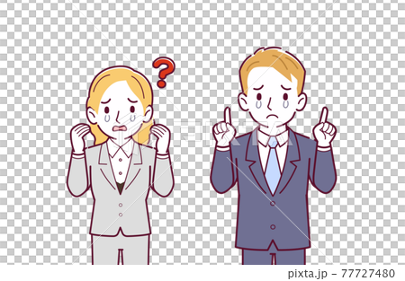 金髪の外国人ビジネスマン2人 77727480