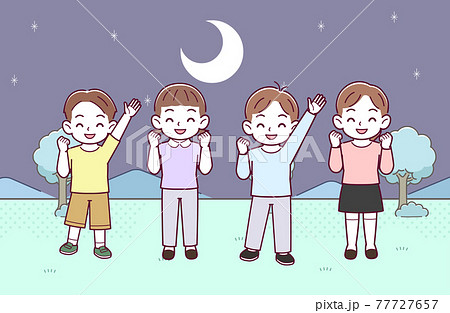 子供4人でお出かけ 77727657