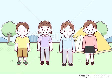 子供4人でお出かけ 子供4人でお出かけ 77727705