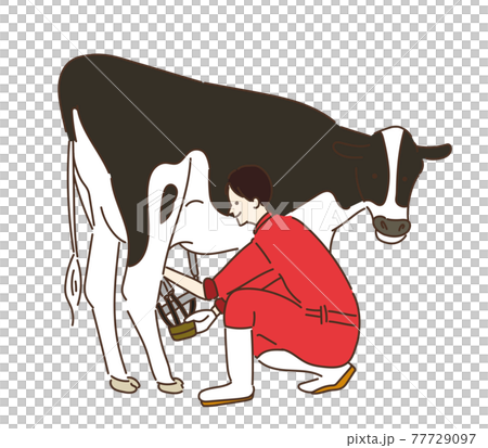 農業女子 酪農女子 酪農 女性 イラスト 牛乳 農業女子 酪農女子 酪農 女性 イラスト 牛乳 77729097