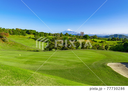 富士山の見えるゴルフ場 富士山の見えるゴルフ場 77730286