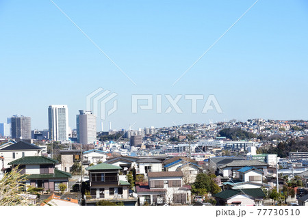 横浜市港南区野庭 日野周辺からの景色 横浜市港南区野庭 日野周辺からの景色 77730510