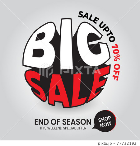 Big sale special up to 70% Super Sale,end of season.vector illustration 77732192