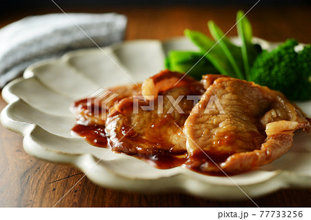 薩摩豚のしょうが焼き 77733256