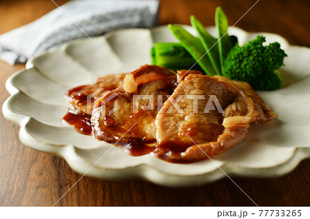 薩摩豚のしょうが焼き 77733265