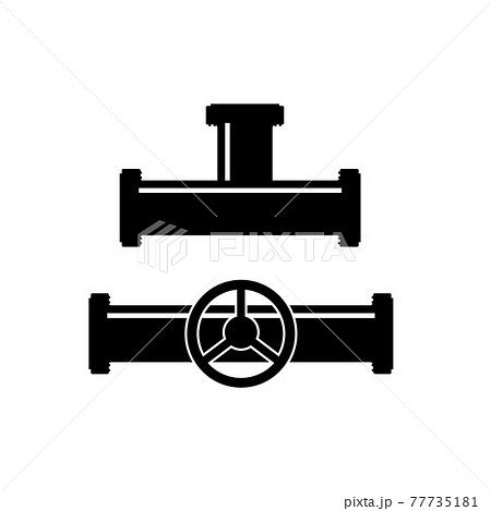 Pipes and plumbing fittings set vector Pipes and plumbing fittings set vector 77735181