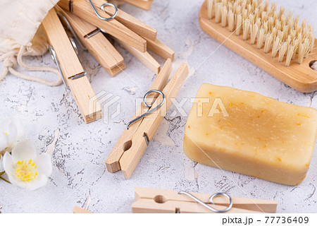 Zero waste wooden clothes pin 77736409