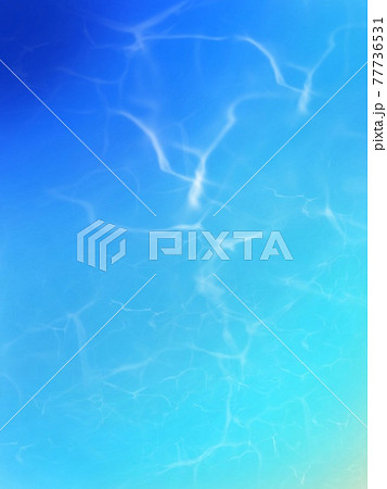 碧い海の波紋の背景素材イラスト 77736531