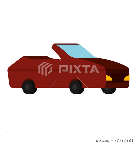 Isolated 3d car red icon 77737331