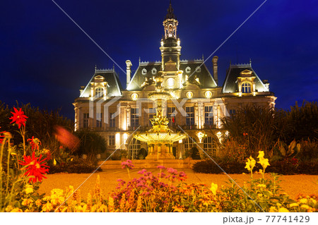 Limoges City Hall in twilight 77741429