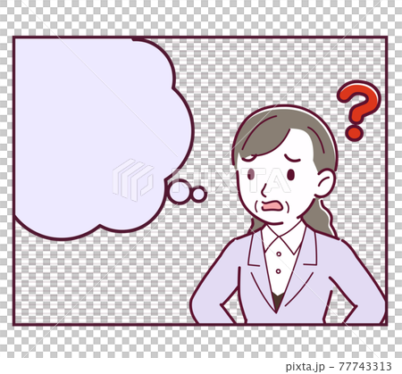 Simple cartoon balloon 77743313