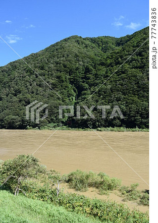 日本三大急流 最上川 77743836