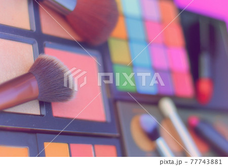 Colorful Cosmetic Pigment Palettes Colorful Cosmetic Pigment Palettes 77743881