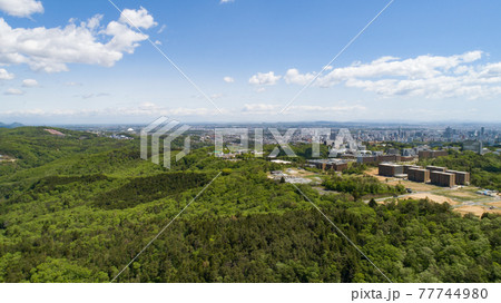 《宮城県》青葉山からの仙台市の眺望 77744980