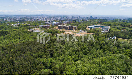 《宮城県》青葉山からの仙台市の眺望 77744984
