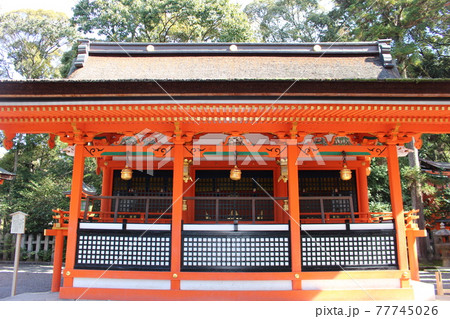 快晴の伏見稲荷大社　奥宮 77745026