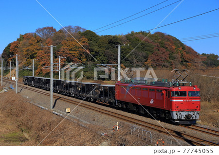 常磐線をゆくEF81ホキ工臨 常磐線をゆくEF81ホキ工臨 77745055