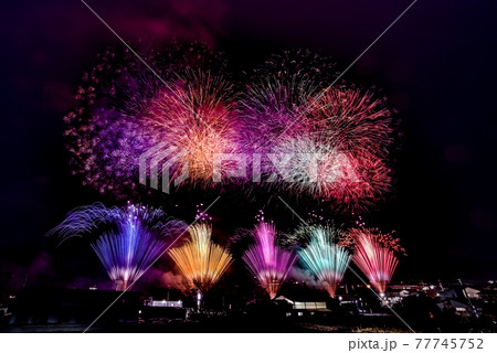 高崎花火コンクール2021　若手花火師の祭典　コロナに負けるな 77745752