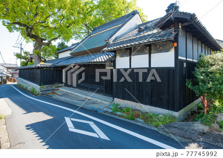 奈良県御所市 名柄の町並み 奈良県御所市 名柄の町並み 77745992