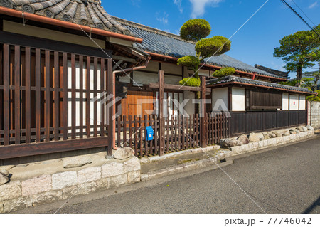 奈良県御所市 名柄の町並み 奈良県御所市 名柄の町並み 77746042