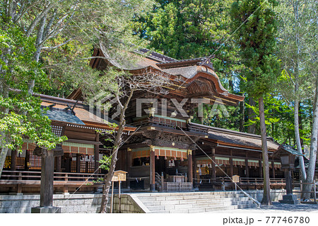 長野県 諏訪大社下社 秋宮 幣拝殿 長野県 諏訪大社下社 秋宮 幣拝殿 77746780