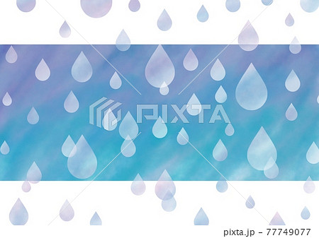 水彩風 雫の壁紙デザイン のイラスト素材