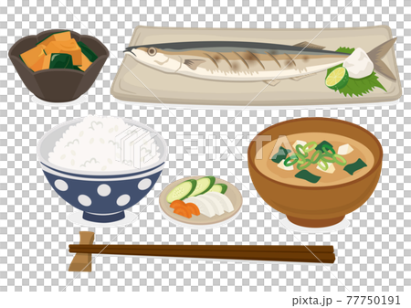 和食　焼き魚定食（さんま） 77750191