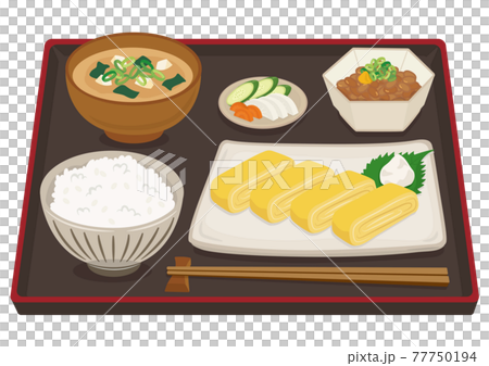 和食/朝食・朝ごはん(卵焼き) 和食/朝食・朝ごはん(卵焼き) 77750194