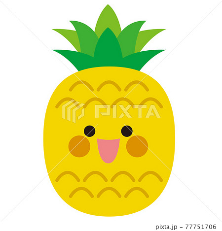果物 パイナップルのイラスト素材