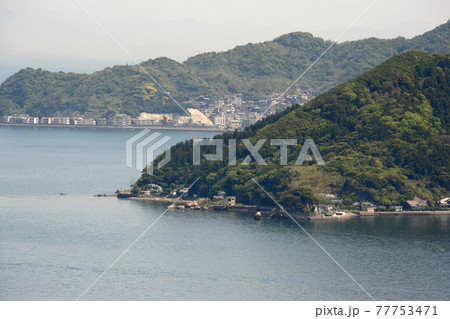 保戸島に行く途中の海岸線 77753471