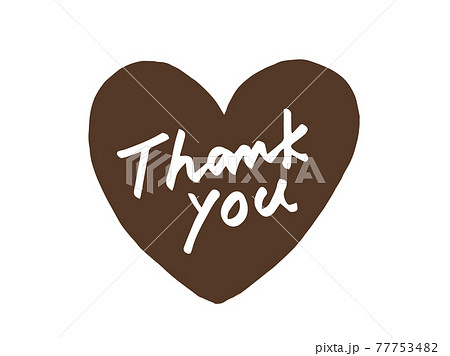 かわいいハートのthankyou Heart 愛 バレンタイン 手書き文字イラストのイラスト素材 かわいいハートのthankyou Heart 愛 バレンタイン 手書き文字イラストのイラスト素材