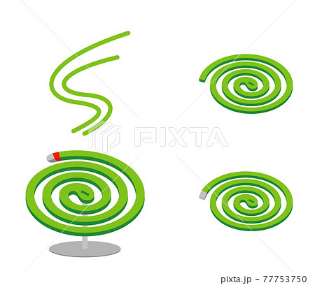 蚊取り線香のイラストイメージ 77753750