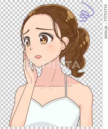 患有面部複雜症的女人 77753754