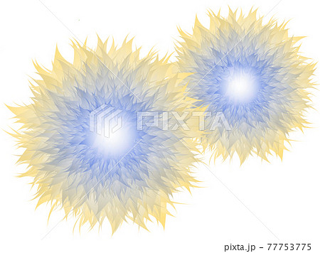 花のイラスト 花火 大輪 花のイラスト 花火 大輪 77753775
