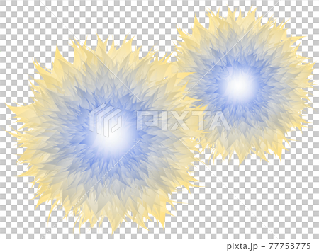 Flower illustration fireworks large flower Flower illustration fireworks large flower 77753775