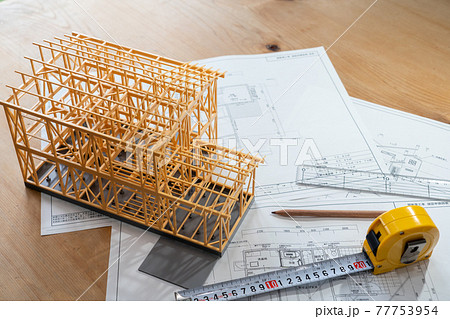 建築模型 構造 建築確認申請 設計図 建築模型 構造 建築確認申請 設計図 77753954