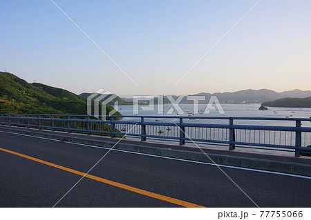 徳島県鳴門市 堀越橋と大毛島とウチノ海 徳島県鳴門市 堀越橋と大毛島とウチノ海 77755066