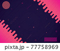 Party background wave shape geometric design 77758969