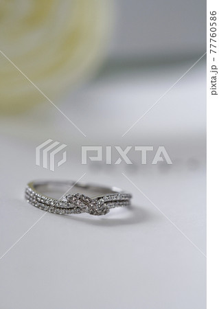 結婚指輪 リング 花 77760586