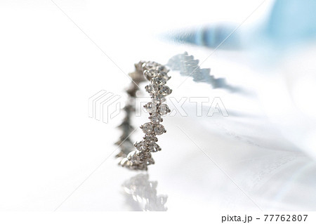 ダイヤモンド リング 花 77762807