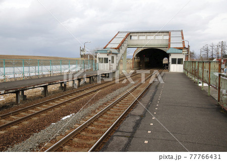 東追分駅　JR東追分駅　石勝線　2016年3月廃止　東追分信号場 77766431