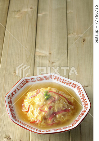 熱々餡かけ中華風オムライス、天津飯 熱々餡かけ中華風オムライス、天津飯 77766735