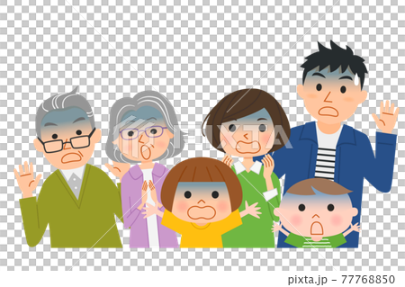 驚人的家庭，矢量圖 77768850