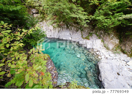阿寺渓谷の清流 阿寺渓谷の清流 77769349