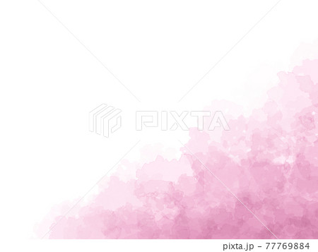 背景素材 和風 ピンクの水彩背景のイラスト素材