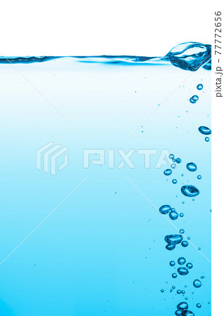 Water splash wave surface with bubbles of air. 77772656