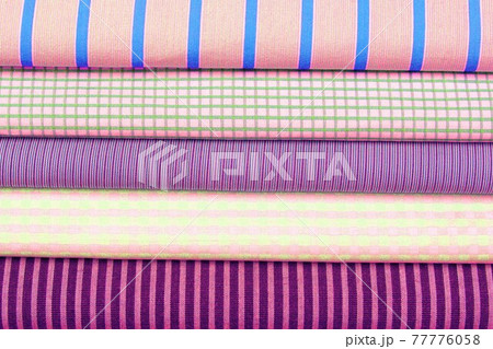 Set different texture cotton colored fabric. Background abstract Set different texture cotton colored fabric. Background abstract 77776058